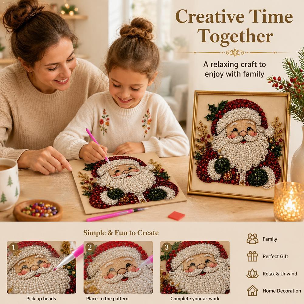 طقم فني لتطريز اللؤلؤ على شكل  - مراجعة Resin Craft Kit وسعره