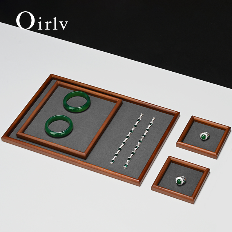 صينية مجوهرات خشبية من Oirlv ب - مراجعة Wood Ring Blank وسعره