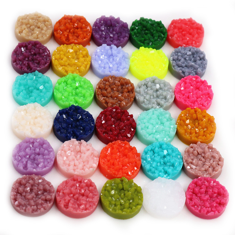 40 قطعة الراتنج Druzy كبوشن قب - مراجعة Resin Craft Projects وسعره