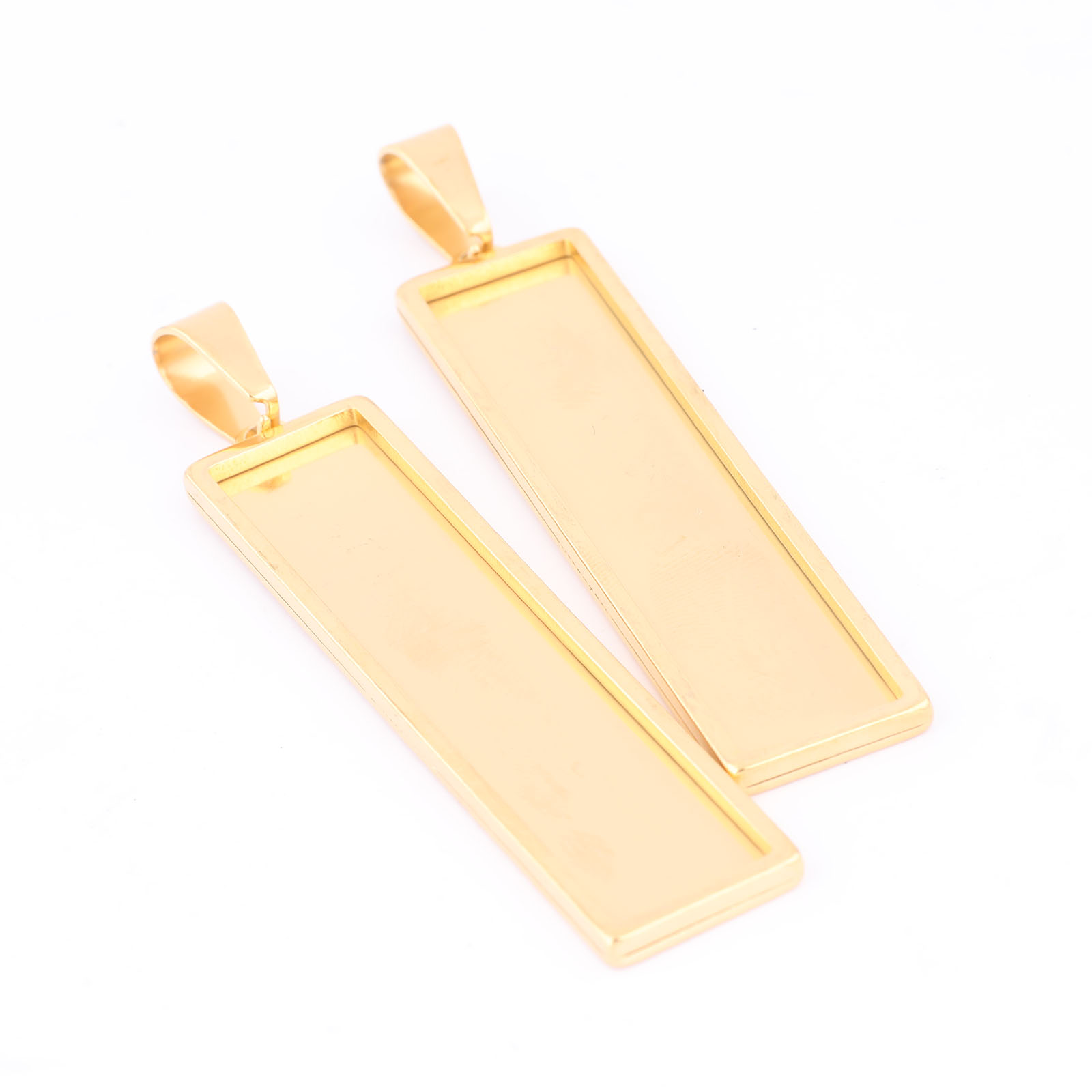 5 قطعة الفولاذ المقاوم للصدأ م - مراجعة Bezels Set Pendant وسعره