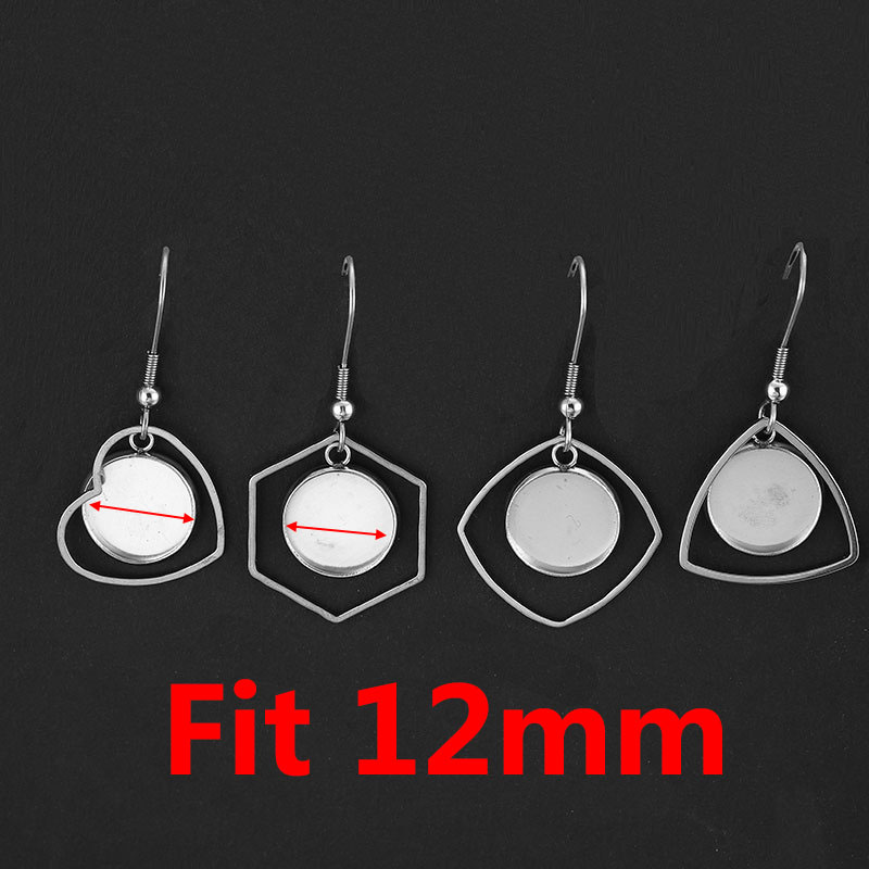 10 قطعة صينية من الفولاذ المقا - مراجعة Bezels Set Pendant وسعره