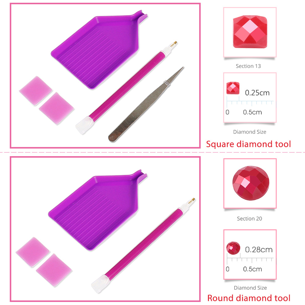 Momoart 5D DIY الماس الفسيفساء - مراجعة Resin Craft Kit وسعره
