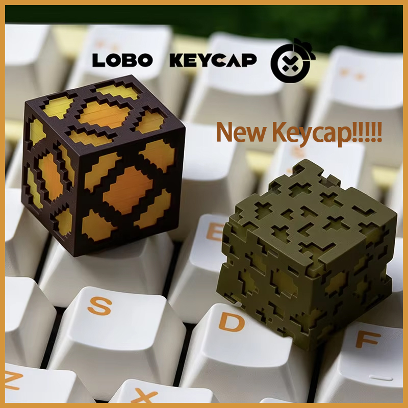 أغطية مفاتيح شفافة بتصميم كرتو - مراجعة Resin Crafts Minecraft وسعره