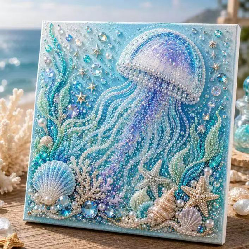 طقم رسم اللؤلؤ الماسي المحيطي  - مراجعة Resin Craft For Beginners وسعره