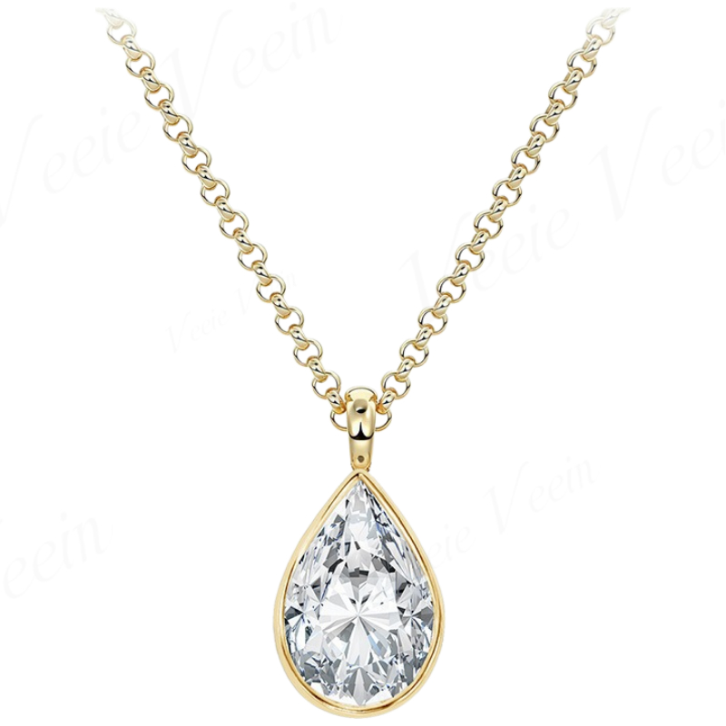قلادة مجوهرات فيي فيين بحجر مو - مراجعة Bezels Set Pendant وسعره