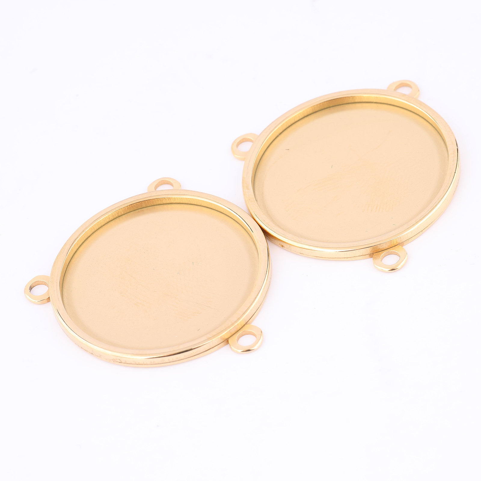 5 قطعة الفولاذ المقاوم للصدأ م - مراجعة Bezels Set Pendant وسعره