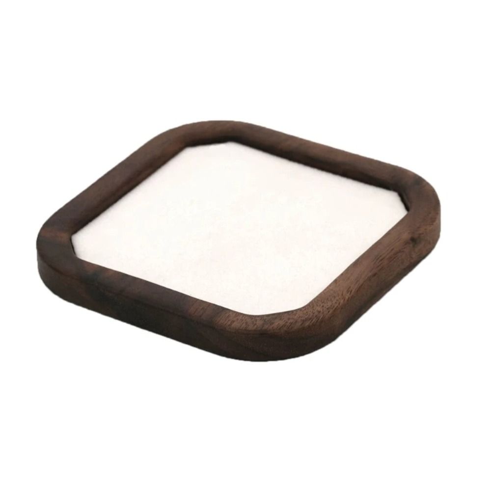 صينية خشبية بتصميم هندسي بسيط  - مراجعة Wood Ring Blank وسعره